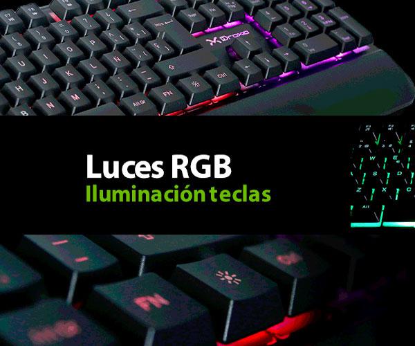 Teclado Gaming Droxio Kasumi / Iluminacion Led Rgb / 105 Teclas - Imagen 2
