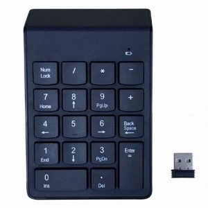 Teclado numerico inalámbrico KPD-W-02 / Negro / Gembird