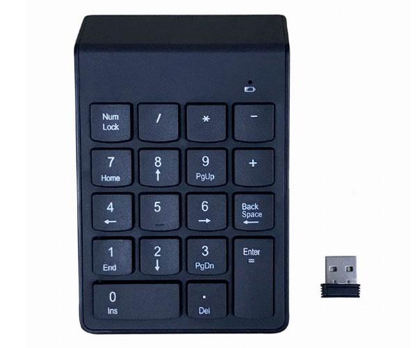 Teclado numerico inalámbrico KPD-W-02 / Negro / Gembird