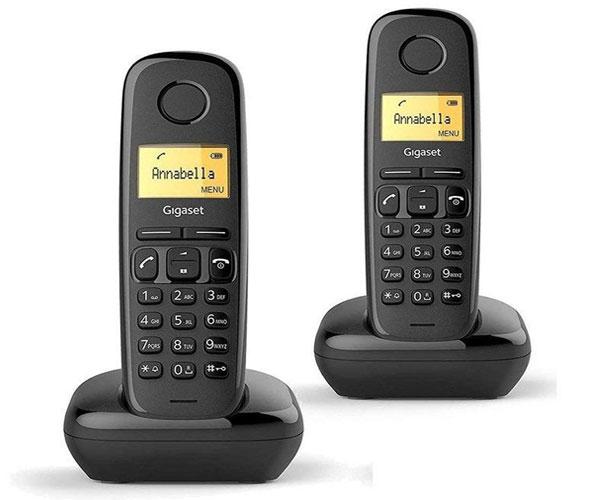 Telefono Inalámbrico Duo Dect Digital Gigaset A270 / Negro / L36852-H2812-D201 - Imagen 2