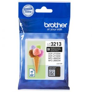 Tinta Original Brother LC3213 Negro 400 Pag.