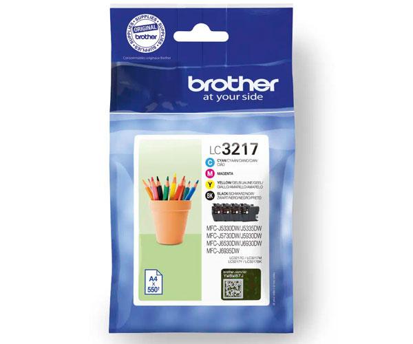 Tinta Original Brother Multipack LC3217 (bk/c/m/y)