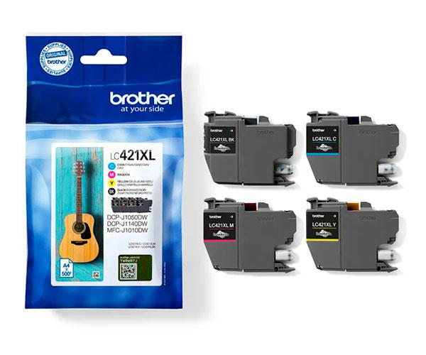 Tinta Original Brother Multipack LC421XL (Bk/c/m/y)