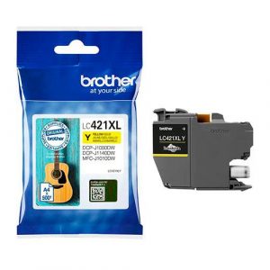 Tinta Original Brother LC421 XL Amarillo