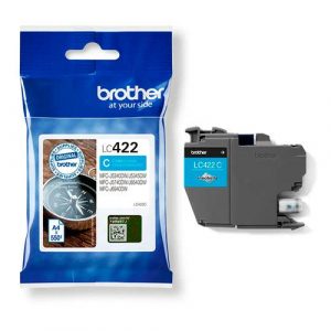 Tinta Original Brother LC422 Cian