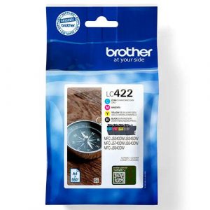 Tinta Original Brother Multipack LC422  (Bk/c/m/y)