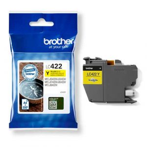 Tinta Original Brother LC422 Amarillo