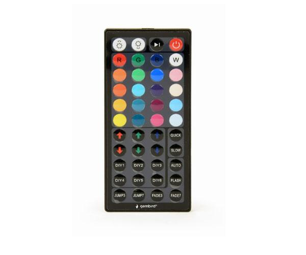 Tira de Luces LED / 5 metros / RGB / Control remoto / Resistencia al agua Ip65 / Incluye alimentador / Gembird / Led-s-rgb500-01 - Imagen 5