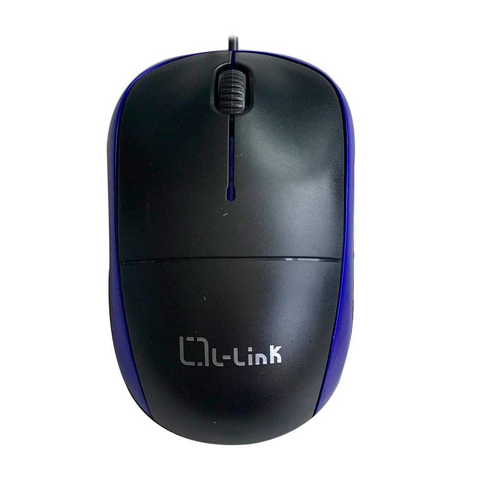 Raton óptico Usb L-Link Negro-Azul / 1.200 Dpi / Ambidiestro / LL-2080-A - Imagen 3