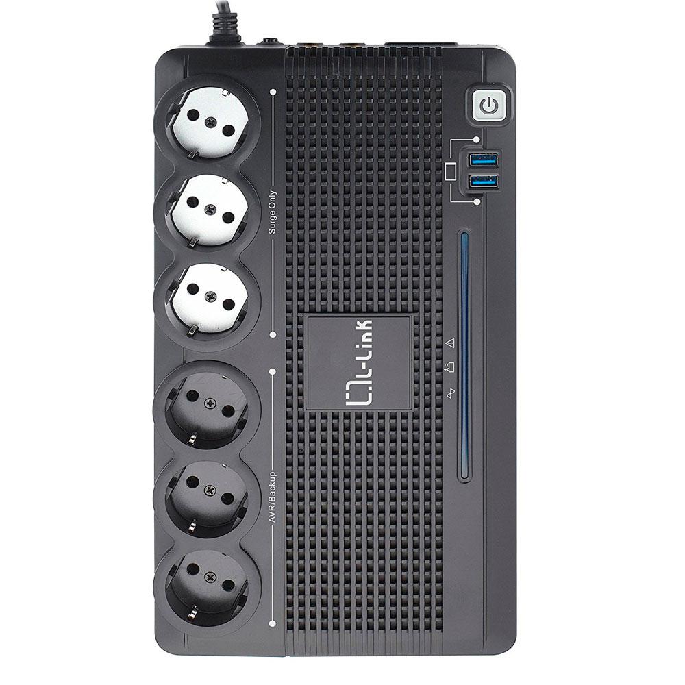 Sai L-Link 700va Interactivo / 360w / 6x Schuko / 2x Usb / LL-700-G6 - Imagen 2