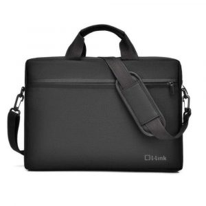 Maletin portatil L-Link Hasta 15.6 / Bolsillo frontal / Impermeable / Negro / LL-B036-15.6"