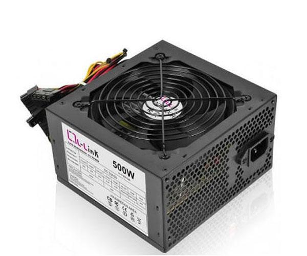 Fuente alimentacion ATX 500w L-Link Negra / Fan 12cm / No incluye cable de alimentacion LL-PS-500