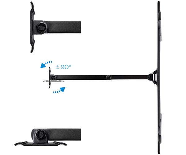 Soporte monitor tv de 37 a 70 pulgadas gira/inclinable negro / Lp6070tn-b - Imagen 5