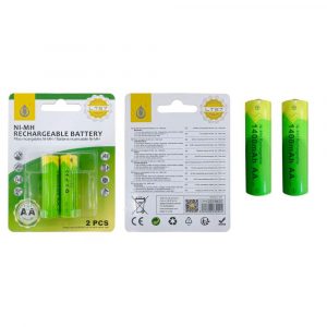 Pilas Recargables AA LR06 / 1400mAh / 1.2V /  LT67 / Pack 2 uds / One+