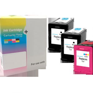 Pack Tintas recicladas Dayma para HP N303 XL - 2 Negras + 1 Color