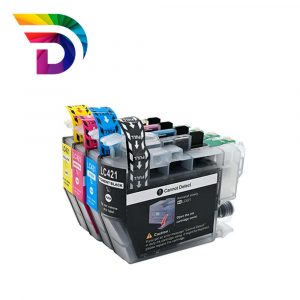 Tinta compatible Dayma para BROTHER LC421 Amarillo 200 pag.