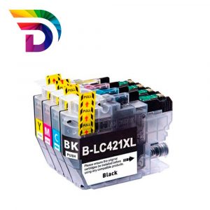Tinta compatible Dayma para BROTHER LC421 XL Amarillo 500 pag.