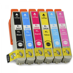 Tinta genérica para EPSON T2435 Cian Claro