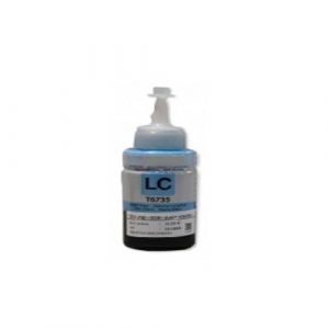 Botella Tinta compatible Dayma para EPSON T6735 Cian Claro 100ml.