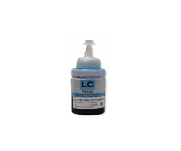 Botella Tinta compatible Dayma para EPSON T6735 Cian Claro 100ml.