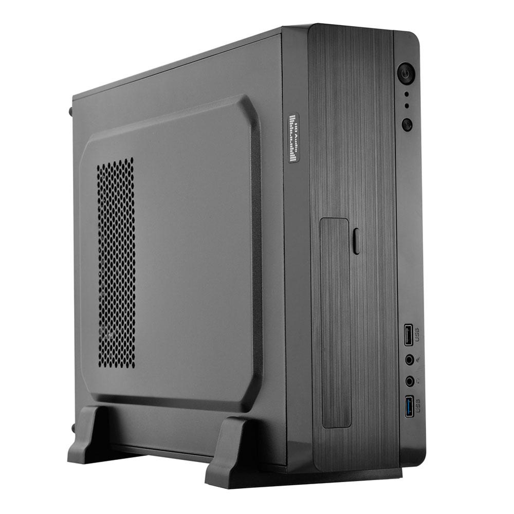 Caja Slim Micro ATX L-Link Magna + Fuente 500W / USB 3.0 / Negra