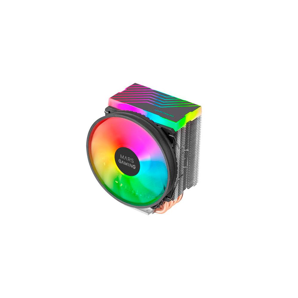 Ventilador CPU Mars Gaming MCUPRO Negro / 6 heatpipes / Fan PWM 120mm / TDP 200w / AM4 - 1700 - 1200 - Imagen 3