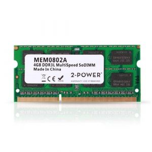 Memoria Ram 2power SODIMM DDR3L 4Gb 1066/1333/1600mhz Bulk Multispeed / MEM0802A