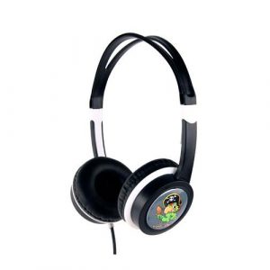 Auriculares para niños Gembird con limitador de volumen / Negro / MHP-JR-BK