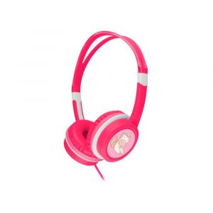 Auriculares para niños Gembird con limitador de volumen / Rosa / MHP-JR-PK