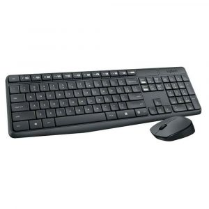 Combo Teclado + Raton Inalámbrico Logitech MK235 Negro