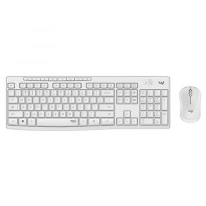 Combo Teclado + Raton inalámbrico Logitech MK295 Slilent Blanco 920-009822