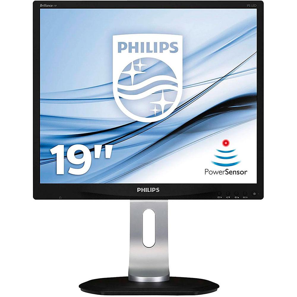 Monitor PHILIPS 19P4QYEB/00 / 19 / Hd / 14ms / 60Hz / DP-DVI / Negro"