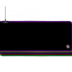 Alfombrilla Gaming Led RGB XL Gembird / Usb / 10 Modos Iluminacion Led / 300x800mm / MP-GAMELED-L