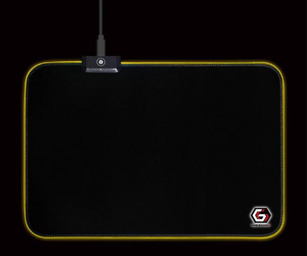 Alfombrilla Gaming Led RGB Gembird / Usb / 10 Modos Iluminacion Led / 250x350mm / MP-GAMELED-M - Imagen 2