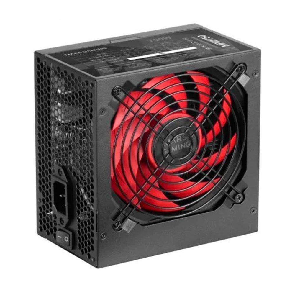÷ Fuente de alimentacion mars gaming mpiii 750w, eficiencia 85% pfc activo vent 12x12 14db hasw - Imagen 2