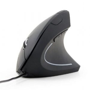 Raton óptico USB Ergonomico vertical Gembird / 6 Botones / 3200 Dpi / Negro  MUS-ERGO-01