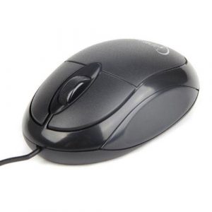 Raton óptico USB Gembird 1000 dpi / negro / ambidiestro / MUS-U-01