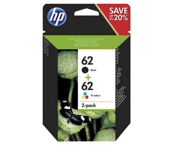 Tinta Original Hp Pack n62 Negro + Color