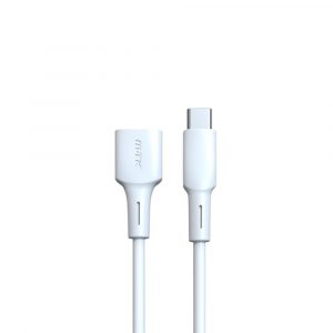 Cable OTG USB 2.0 Type-C / Nb1233 / 2.4a / 0.15cm / Blanco / One+