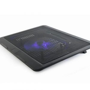 Base refrigeradora Gembird hasta 15 pulg./ Fan Silencioso 12cm / Usb / Led azul / NBS-1F15-04