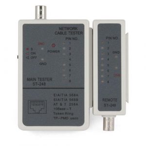 Tester para cables RJ45 y RG58 / Gembird / NCT-1