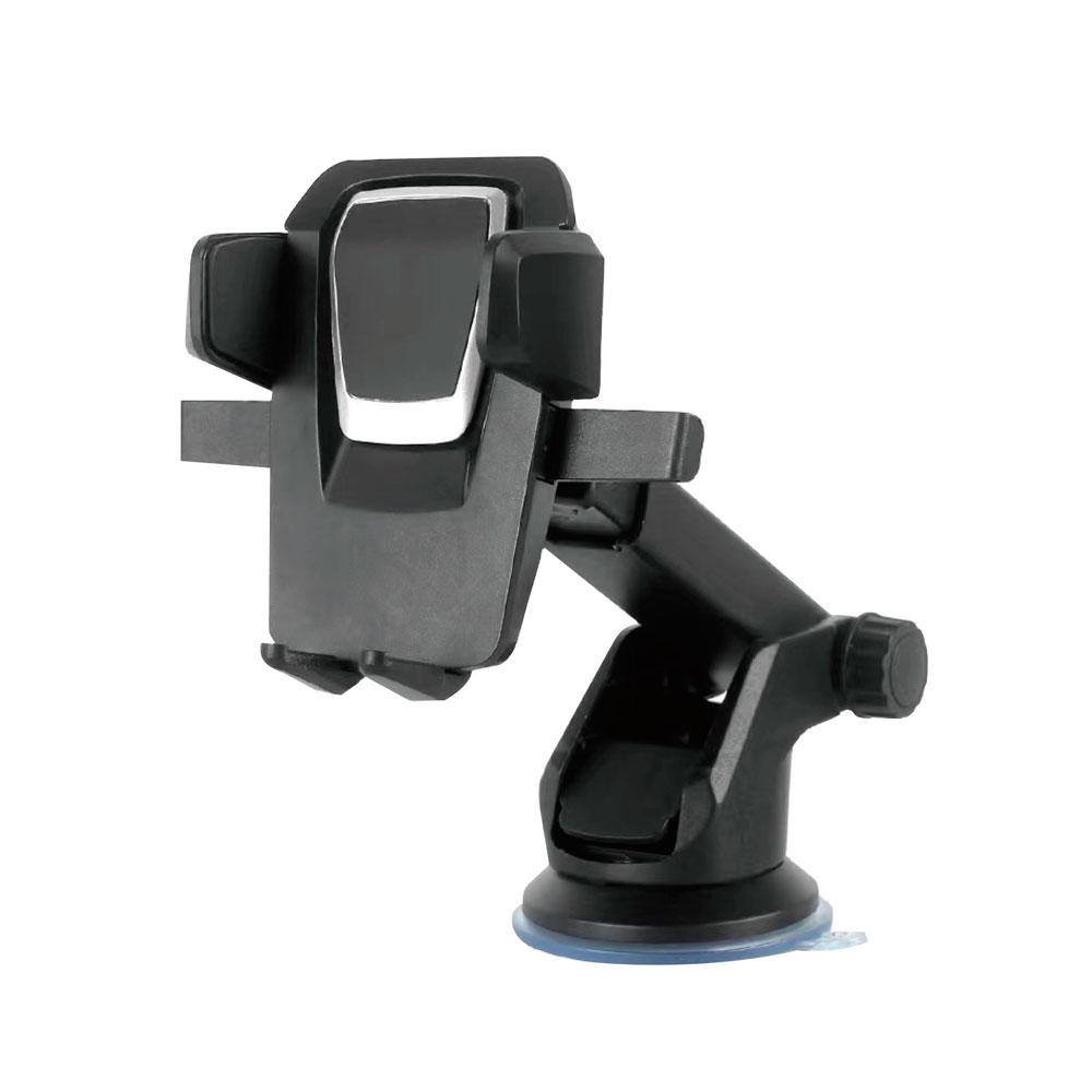 Soporte de coche para Smartphone salpicadero - parabrisas NE5231 / Brazo extensible 92-155mm / 360 Grados / Negro / One+