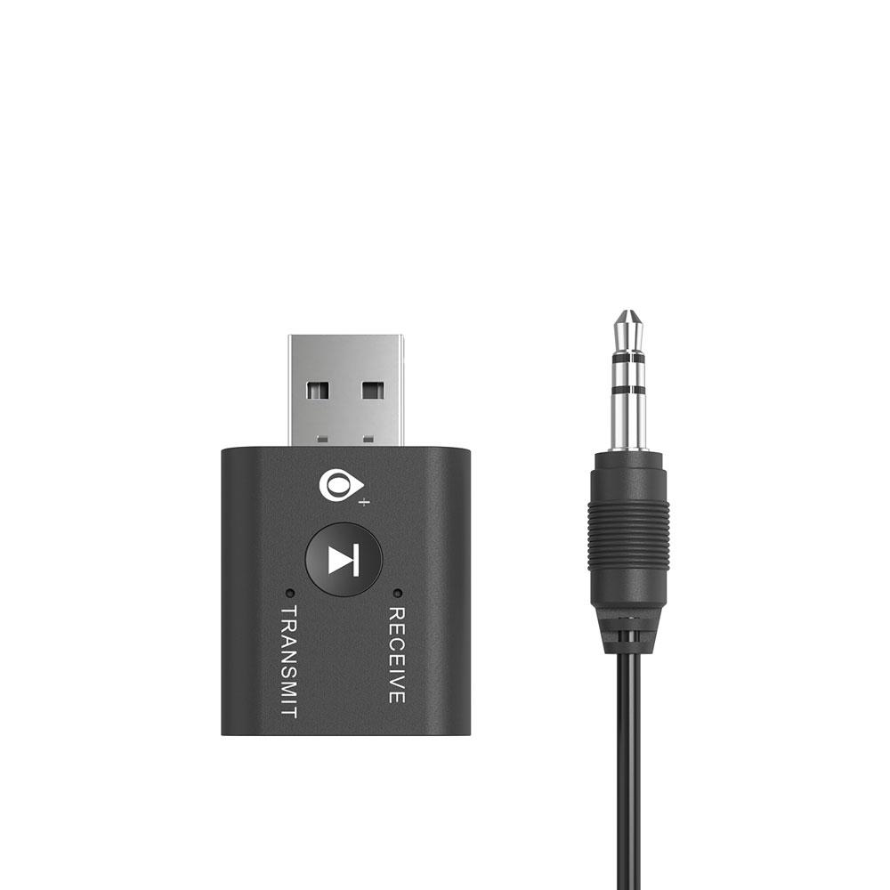 Receptor - Transmisor de audio Bluetooth 5.0 / NG6075 / Jack 3.5mm 0.5mm / Coche / Smartphones / Tv / One+