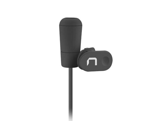 Microfono Natec Bee con pinza de enganche / 1.8m / Negro / nmi-1351