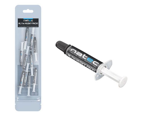 Pasta termica Natec Husky Pack 10 uds / 1Gr / Gris / NPT-1581