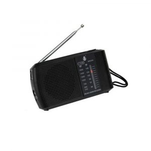 Radio portatil Am-Fm con Antena NR9389 / 2xAA / Altavoz externo / Jack 3.5mm / Negro / One+ / 2903892