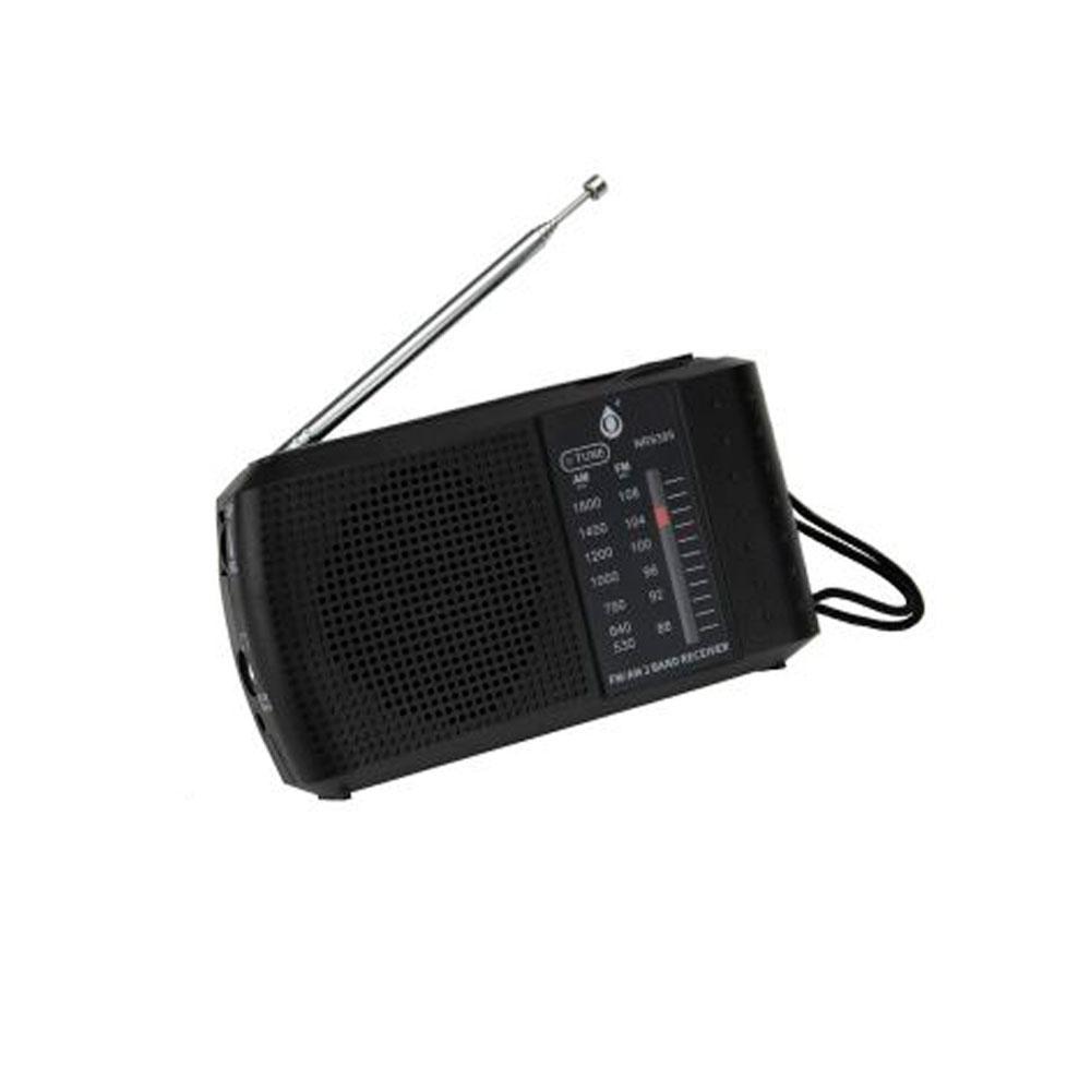 Radio portatil Am-Fm con Antena NR9389 / 2xAA / Altavoz externo / Jack 3.5mm / Negro / One+ / 2903892