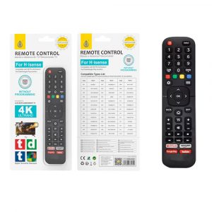 Mando a distancia TV Universal Hisense NR9438 / Negro / One+ / 2905802