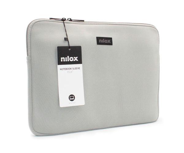 Funda portatil Nilox Sleeve / Gris / 14.1 pulg. / Neopreno NXF1402 - Imagen 2