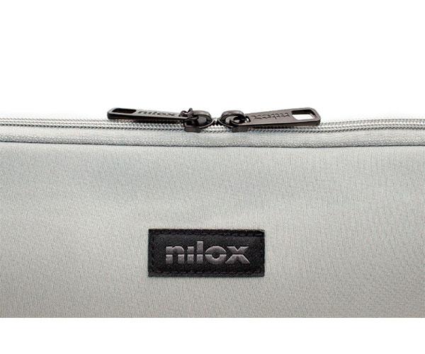 Funda portatil Nilox Sleeve / Gris / 14.1 pulg. / Neopreno NXF1402 - Imagen 3